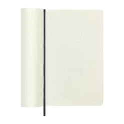 Moleskine A5 Large Soft Dotted Notebook - Black