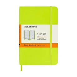 Moleskine Classic Notebook Soft Cover, A6 Pocket Size - Lemon Green