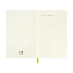 Moleskine Classic Notebook Soft Cover, A6 Pocket Size - Lemon Green