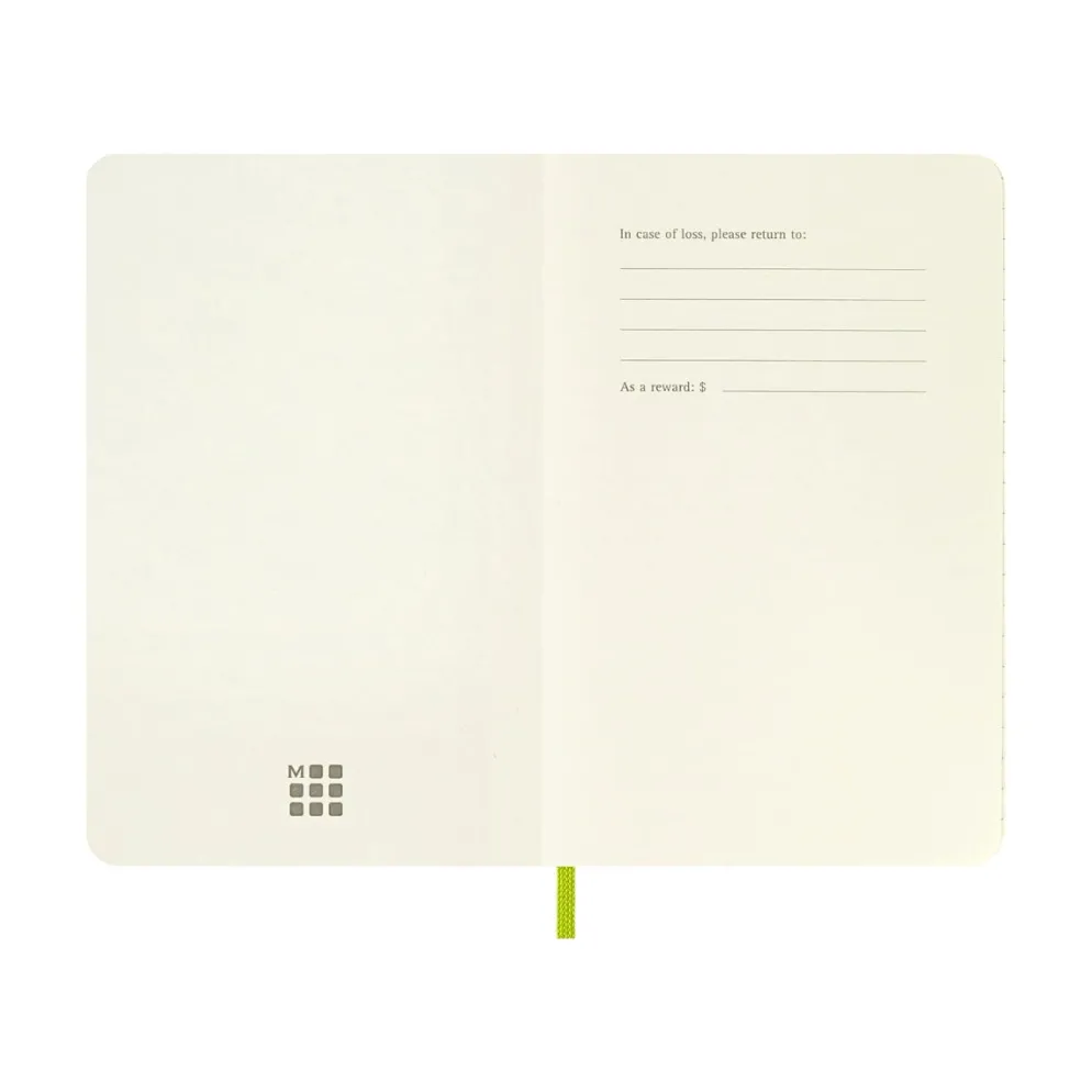 Moleskine Classic Notebook Soft Cover, A6 Pocket Size - Lemon Green