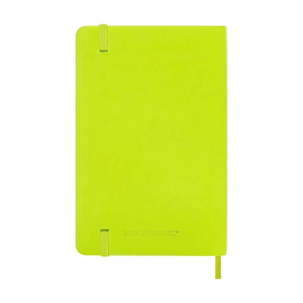 Moleskine Classic Notebook Soft Cover, A6 Pocket Size - Lemon Green