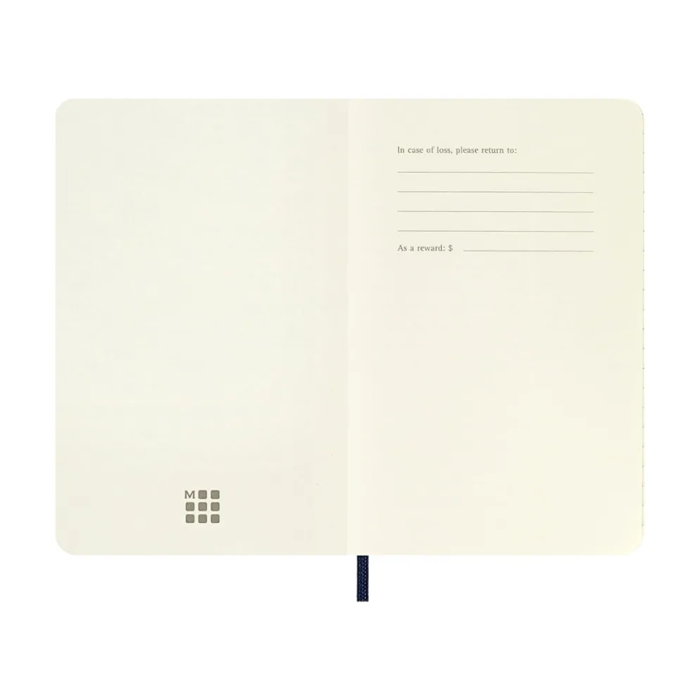 Moleskine Classic Notebook Soft Cover, A6 Pocket Size - Sapphire Blue