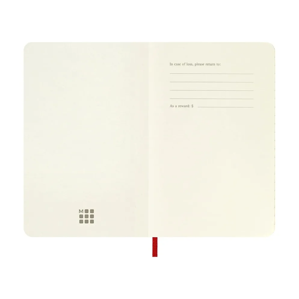 Moleskine Classic Notebook Soft Cover, A6 Pocket Size - Scarlet Red