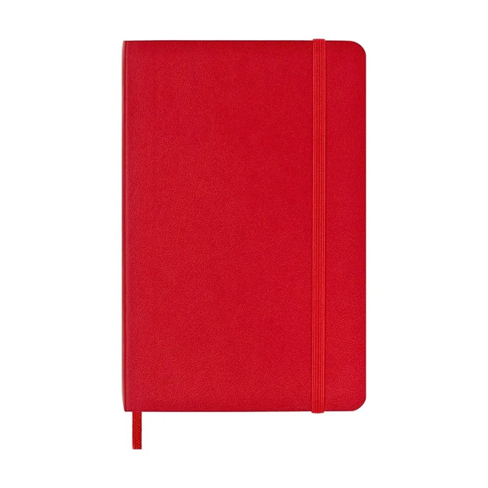 Moleskine Classic Notebook Soft Cover, A6 Pocket Size - Scarlet Red