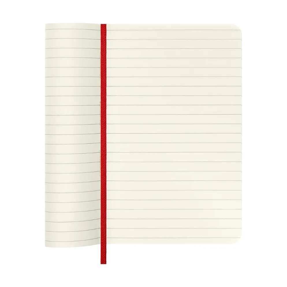Moleskine Classic Notebook Soft Cover, A6 Pocket Size - Scarlet Red