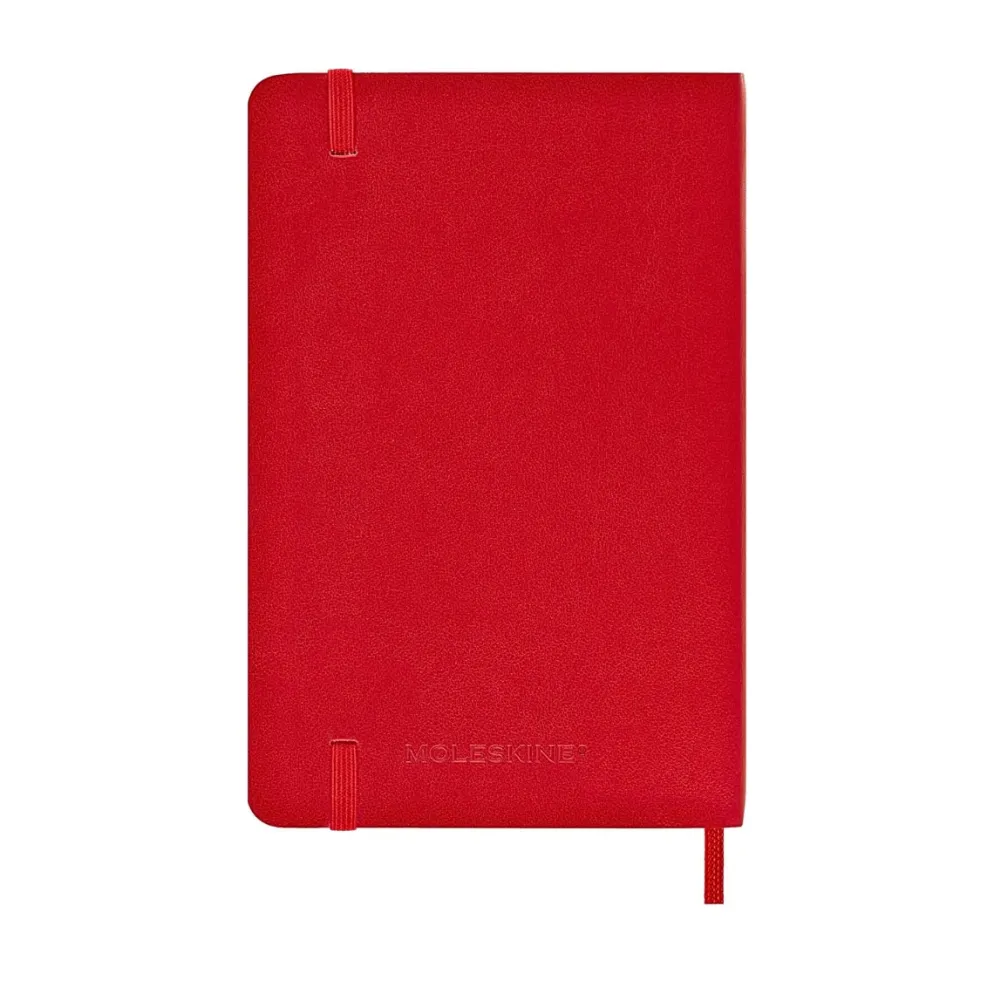 Moleskine Classic Notebook Soft Cover, A6 Pocket Size - Scarlet Red