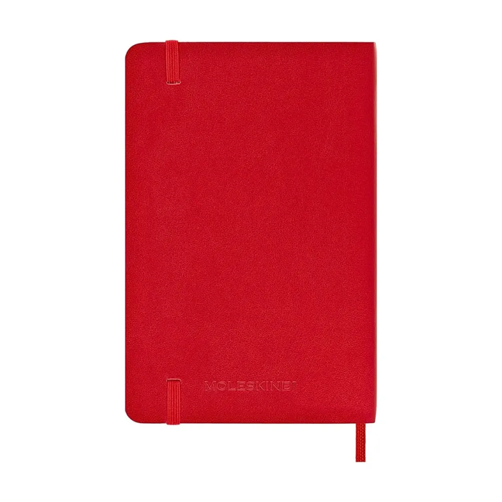 Moleskine Classic Notebook Soft Cover, A6 Pocket Size - Scarlet Red