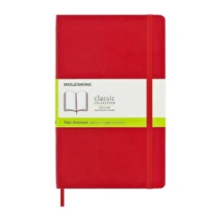 Moleskine Classic Notebook Soft Cover, A5 Large - Red