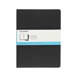 Moleskine Extra Large Black Cahier – Dotted (Pack of 3)