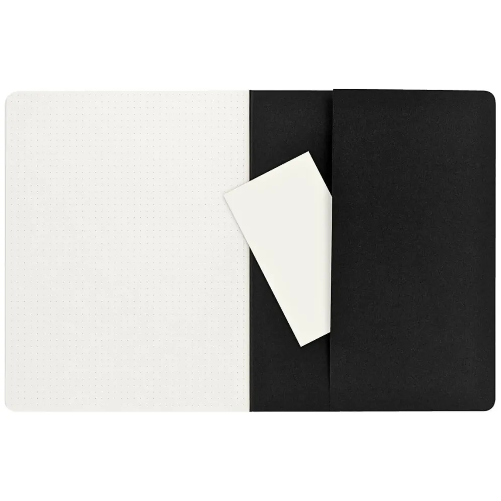 Moleskine Extra Large Black Cahier – Dotted (Pack of 3)