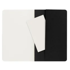 Moleskine Plain Black Cahier 13cm x 21cm [pack of 3]