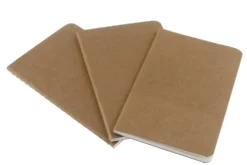 Moleskine Plain Kraft Cahier 9cm x 14cm [pack pf 3]
