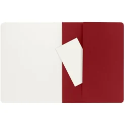 Moleskine Plain Red Cahier 19cm x 25cm [pack pf 3]