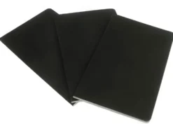 Moleskine Ruled Black Cahier 9cm x 14cm [pack pf 3]