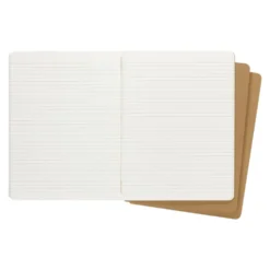 Moleskine Ruled Kraft Cahier 19cm x 25cm [pack of 3]