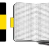 Moleskine Squared Black Cahier 13cm x 21cm [pack of 3]