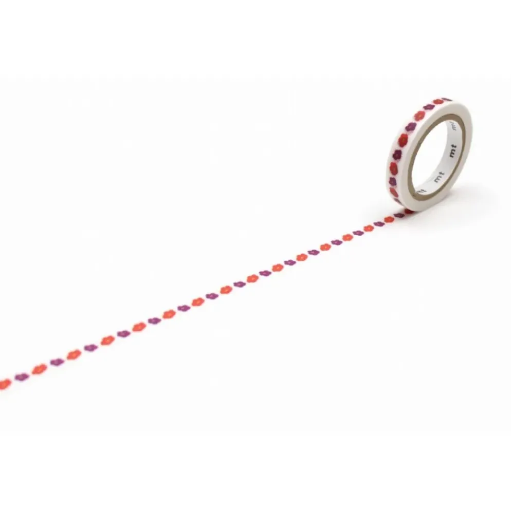 mt × SOUSOU Washi Tape - Hanatsubaki - 7mm