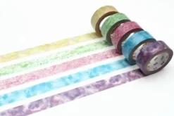 mt Chigihari Washi Tape - Watercolour Paint Set - 5 x 15mm tapes