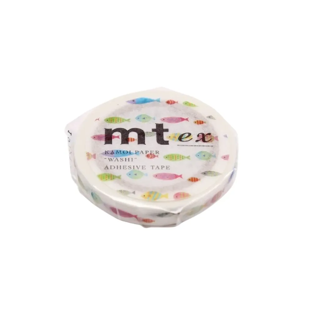 mt ex Washi Tape - Osakana Line - 7mm