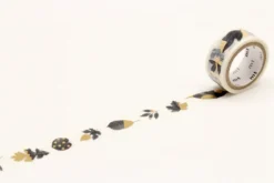 mt fab Washi Tape - Foil Stamping Leaf - 15mm
