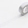 mt Masking Tape 1P Deco - Stripe Silver