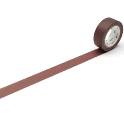 mt 1P Basic Washi Tape - Grayish Red - 15mm