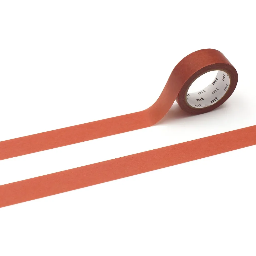 mt 1P Basic Washi Tape - Red Tea - 15mm
