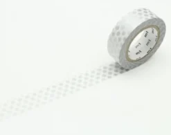mt 1P Basic Washi Tape 15mm - Dot Silver