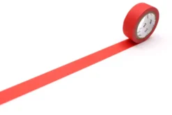 mt 1P Basic Washi Tape 15mm - Matte Red