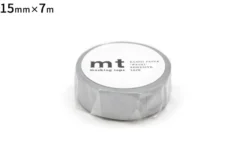 mt 1P Basic Washi Tape 15mm - Silver