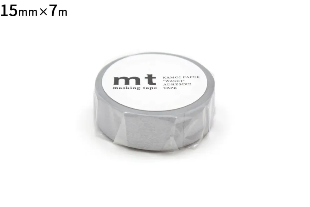 mt 1P Basic Washi Tape 15mm - Silver