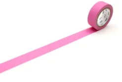 mt 1P Basic Washi Tape 15mm - Matte Pink