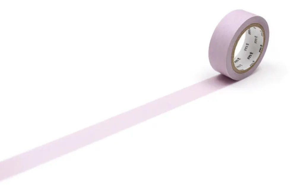 mt 1P Basic Washi Tape 15mm - Pastel Raspberry