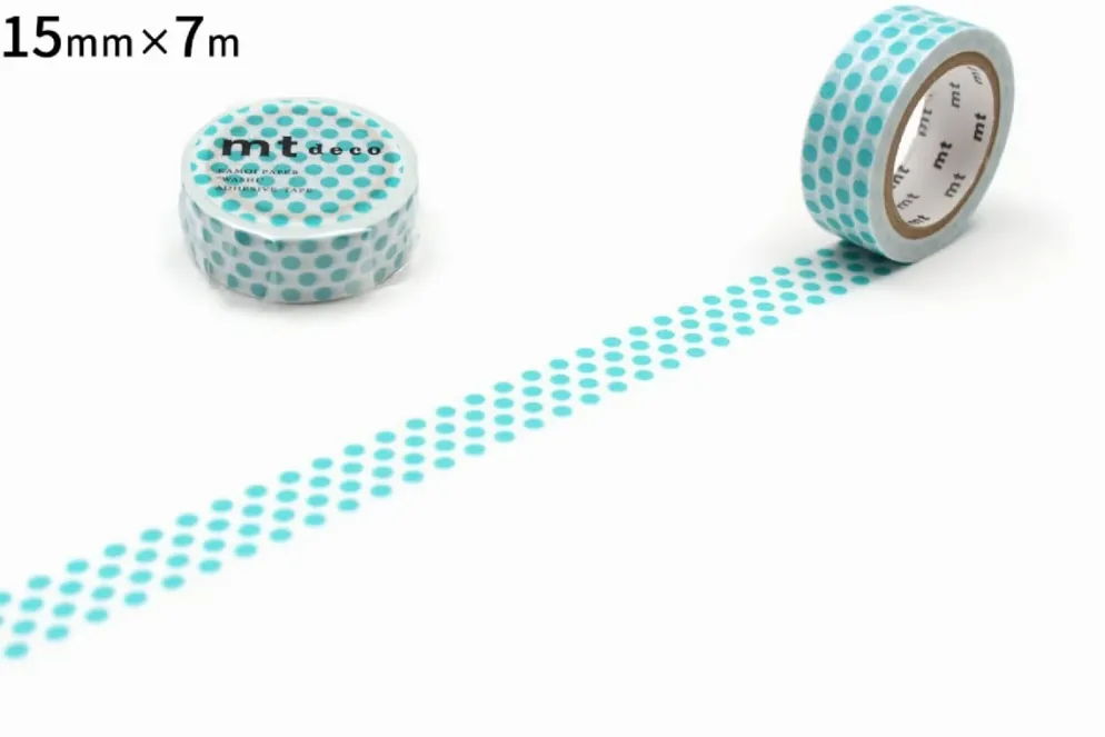 mt 1P Deco Washi Tape - Dot Soda - 15mm