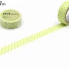 mt 1P Deco Washi Tape - Dot Lime - 15mm