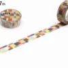 mt 1P Deco Washi Tape - Mosaic Greysh - 15mm