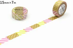 mt 1P Deco Washi Tape - Patchwork I - 15mm