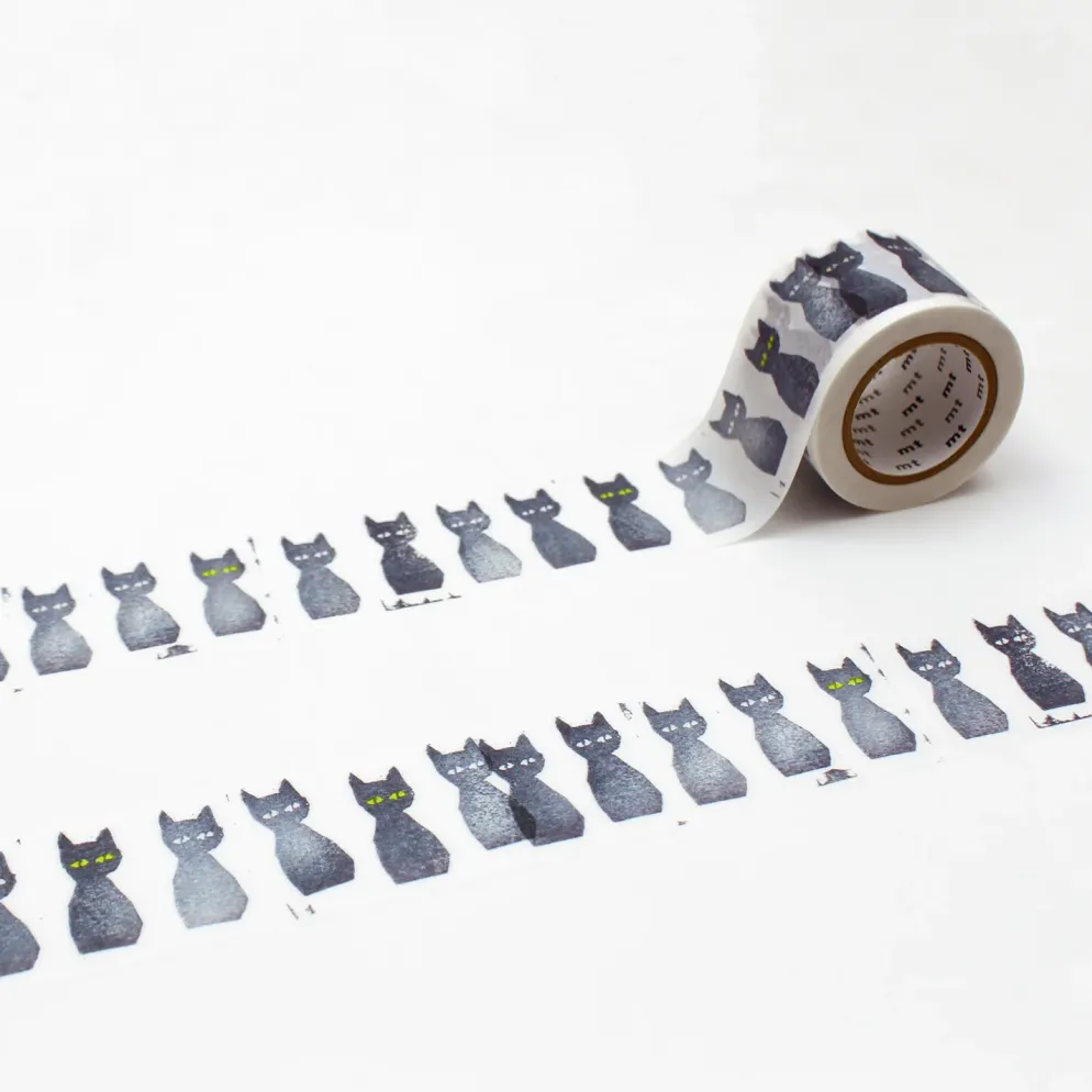 mt x minä perhonen Washi Tape - Kuro-Neko - 35mm