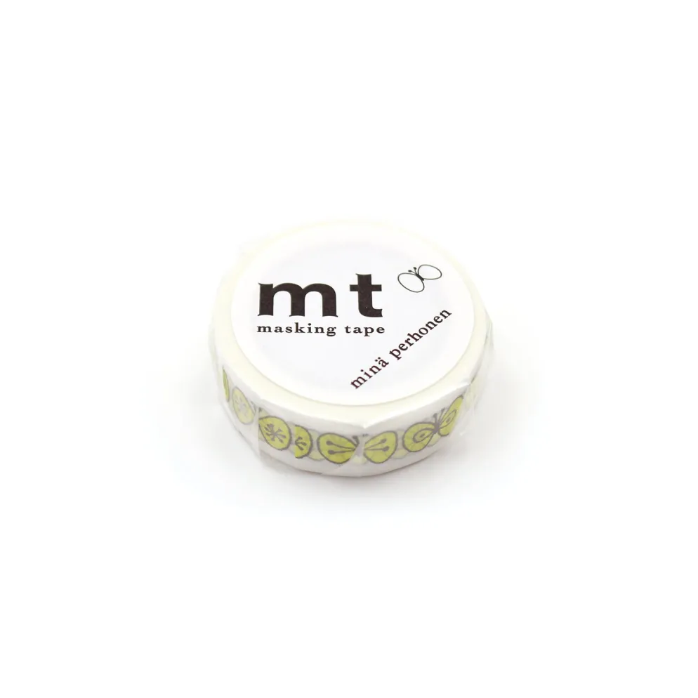 mt x minä perhonen Washi Tape - Choucho Yellow - 15mm
