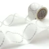mt x minä perhonen Washi Tape - Tambourine Grande Silver - 48mm