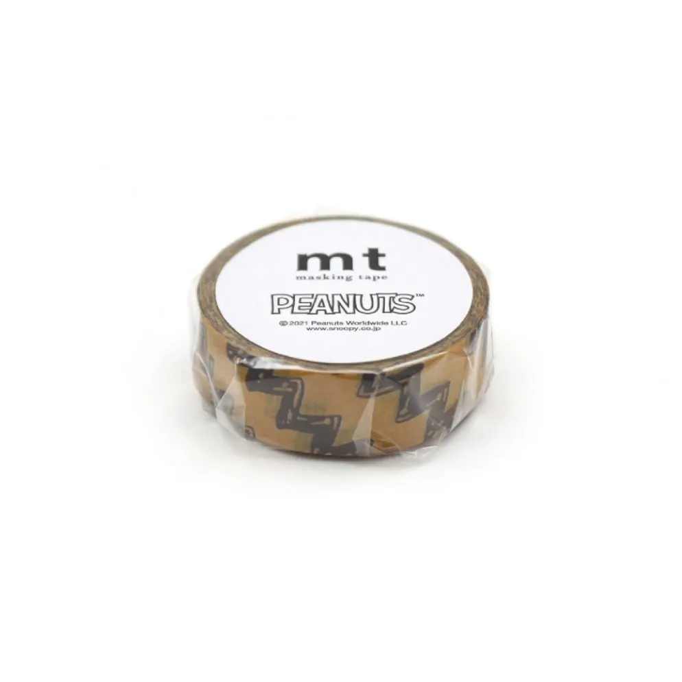 mt x Peanuts Washi Tape - Charlie Brown Stripe- 15mm