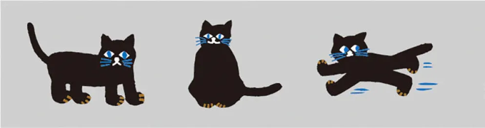 mt x SOU.SOU 15mm Washi Tape - Neko