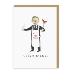 Ohh Deer Father's Day Card [Licence to Grill Greeting Card]