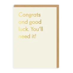 Ohh Deer Good Luck, You'll Need It Greeting Card