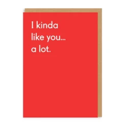 Ohh Deer Kinda Like You A Lot Greeting Card