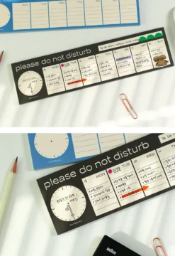 Paperian Do Not Disturb Memopad Weekly Pad