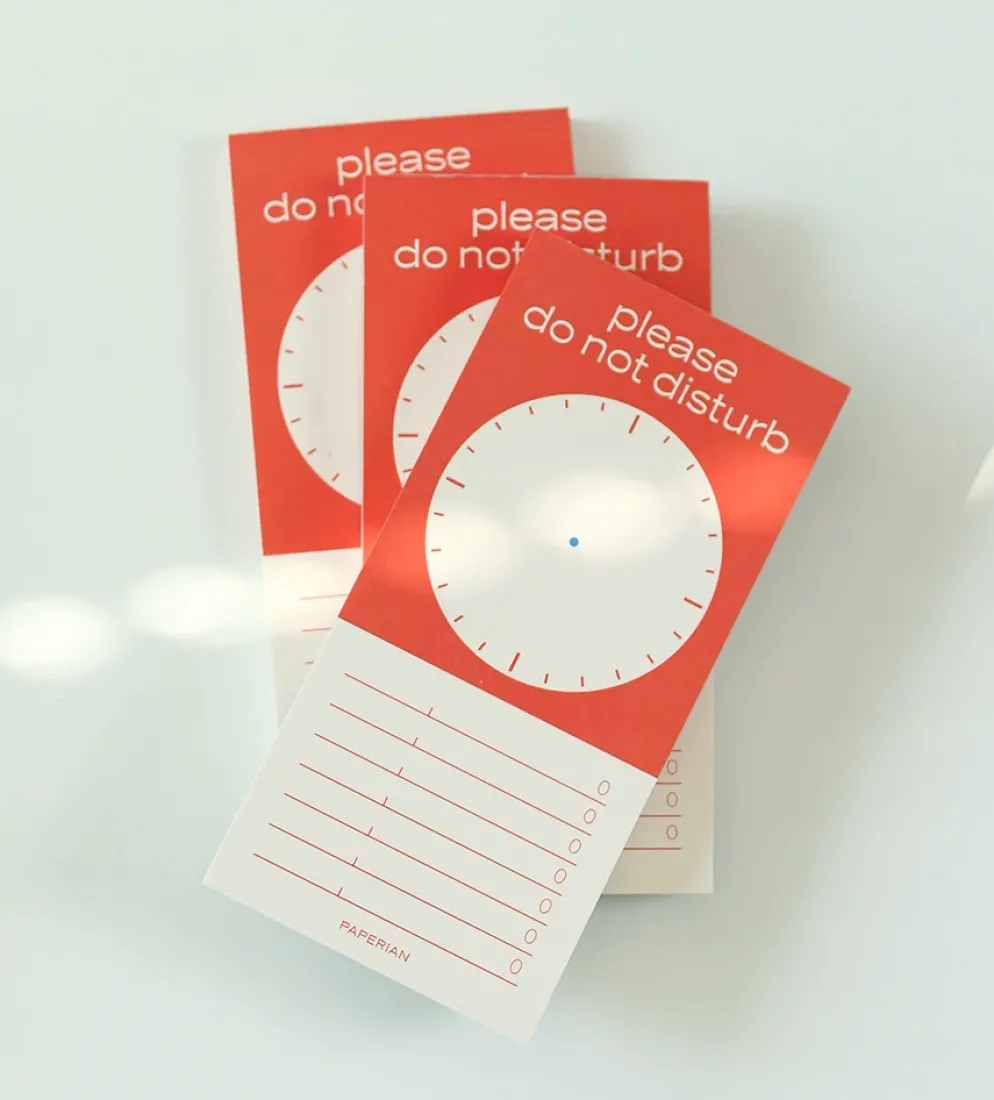 Paperian Do Not Disturb Memopad Time