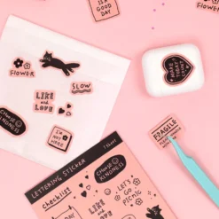 Paperian Lettering Stickers [Hand Drawn Design]