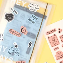 Paperian Lettering Stickers [Hand Drawn Design]