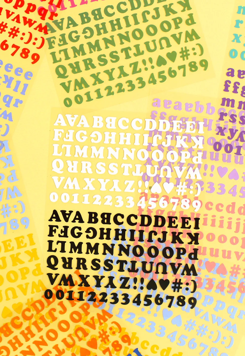 Paperian Roly Poly Alphabets & Numbers Sticker